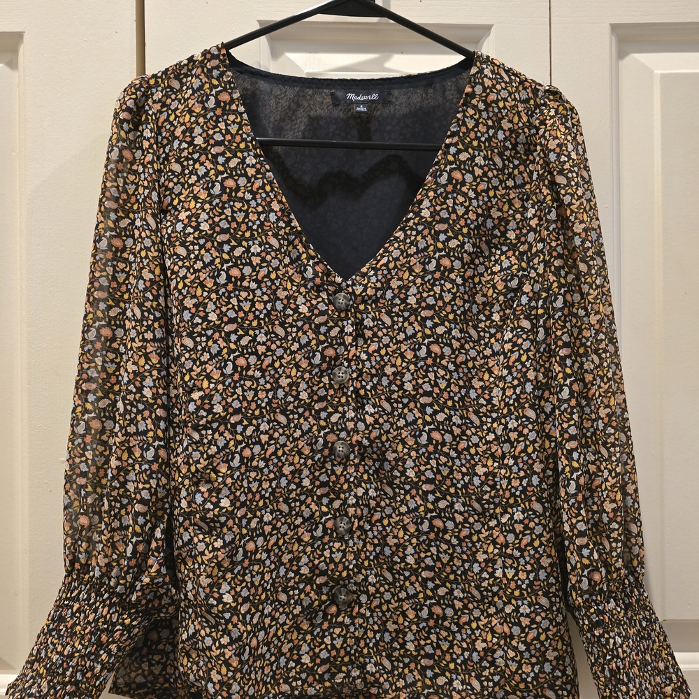 Trendy Madewell Button-Up Blouse